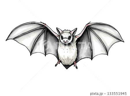 Vector illustration of a bat. 133551945