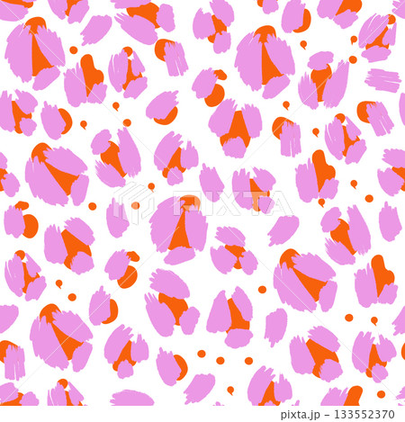 Leopard cheetah skin vector seamless pattern abstract animal print modern design 133552370