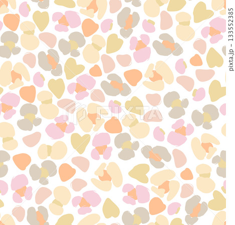 Leopard cheetah skin vector seamless pattern abstract animal print modern design 133552385