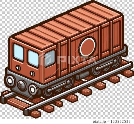 貨運列車貨物圖示 133552535