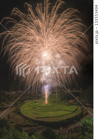 あらぎ島 花火 あらぎ島 花火 133553494
