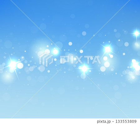 Shiny Blue Vector Bokeh Background For Christmas And Holiday Decor 133553809