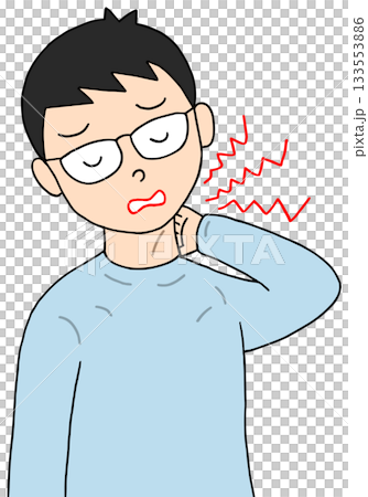 Illness, Disorders, and Diseases - Stiff neck, muscle pain, stiffness Illness, Disorders, and Diseases - Stiff neck, muscle pain, stiffness 133553886