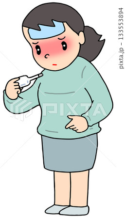 病気・疾患・疾病 - 発熱・高熱・体調不良 病気・疾患・疾病 - 発熱・高熱・体調不良 133553894