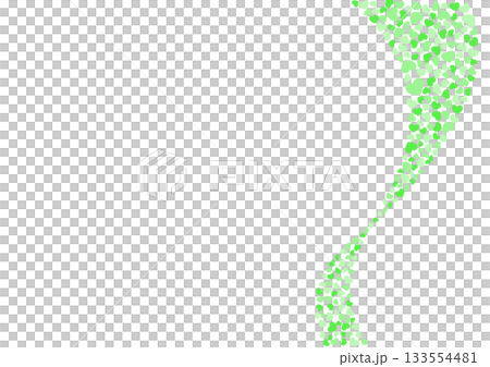 Heart pattern background Green 3 colors Heart 133554481