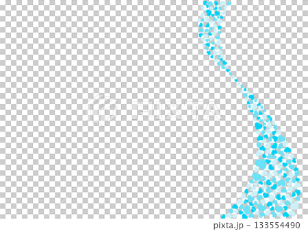 Heart pattern background Light blue 3 colors Heart 133554490