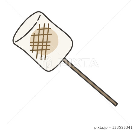 焼きマシュマロのイラスト　キャンプ　冬　スイーツ 133555341