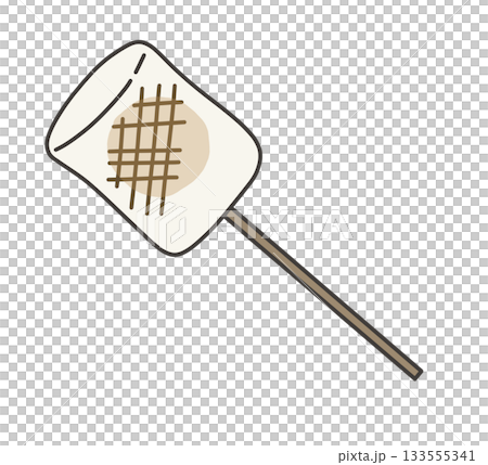 焼きマシュマロのイラスト　キャンプ　冬　スイーツ 133555341