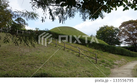 鮮やかな壁画で有名な高松塚古墳 鮮やかな壁画で有名な高松塚古墳 133556795