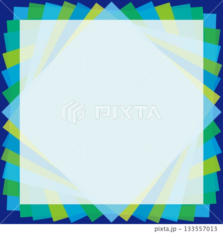 幾何学模様　正方形　フレーム 133557013