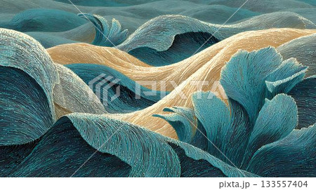 waves and foam as a background 133557404