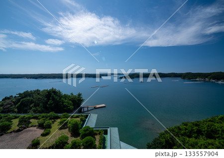 三重県　志摩市　英虞湾の風景 133557904