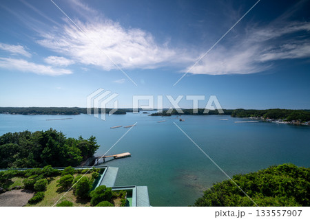 三重県 志摩市 英虞湾の風景 三重県 志摩市 英虞湾の風景 133557907