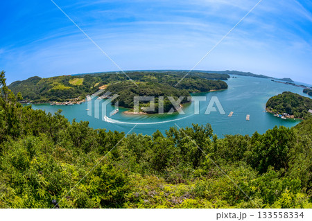 三重県　志摩市　英虞湾の風景 133558334