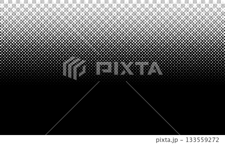 Halftone square tiles extending upwards Halftone square tiles extending upwards 133559272