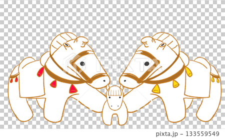 白馬的父母和子女 133559549