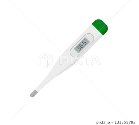 体温計,フラットイラスト 体温計,フラットイラスト 133559798