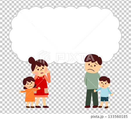 Anxious family Anxious family 133560185