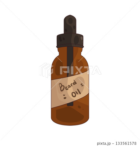 illustration of Beard Oil illustration of Beard Oil 133561578