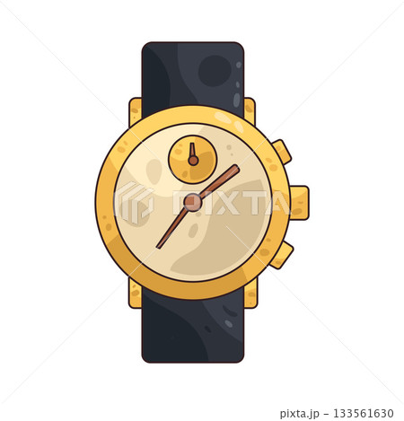 illustration of wristwatch 133561630