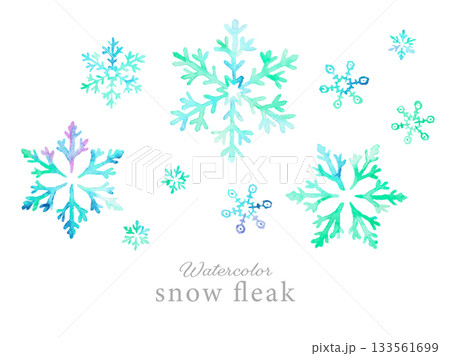 snowflake_Watercolor_GR 133561699