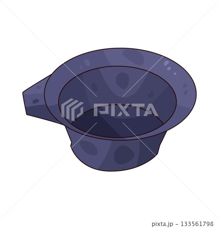 illustration of Hair Dye Bowl illustration of Hair Dye Bowl 133561798