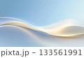 明るい光の波が広がる柔らかなアブストラクト背景「生成AI」 133561991
