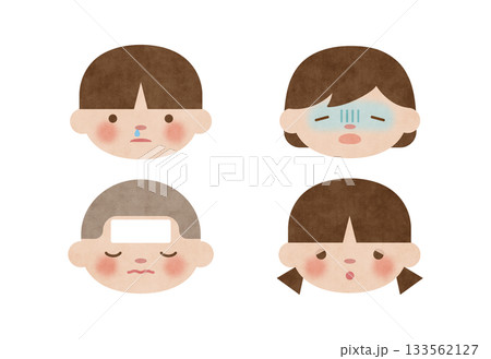 風邪　子供 133562127