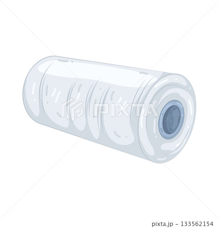 Illustration of plastic wrap 133562154