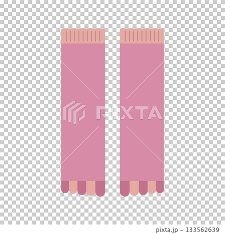 防寒用品：五趾襪 133562639