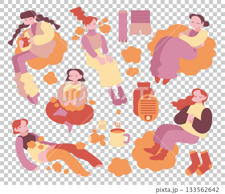 保暖少女套裝 133562642