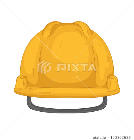 Illustration of safety helmet  133562688