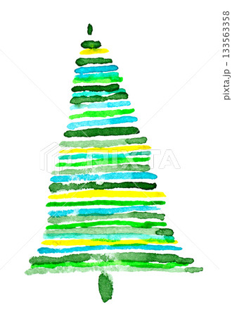 Real Watercolor Hand Drawn Illustration...のイラスト素材 [133563358] - PIXTA