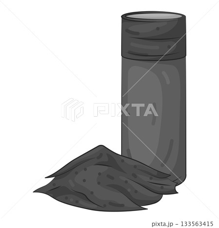 Illustration of hair fibers  133563415