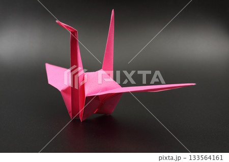 折り鶴 折り鶴 133564161
