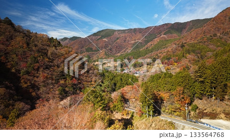 紅葉の山梨、道志みち3 133564768