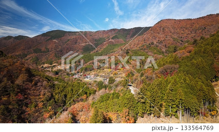 紅葉の山梨、道志みち2 紅葉の山梨、道志みち2 133564769