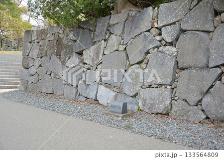 福岡城の石垣 福岡城の石垣 133564809