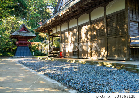 静かな朝を迎えた 飯高檀林跡 飯高寺 千葉県 静かな朝を迎えた 飯高檀林跡 飯高寺 千葉県 133565129