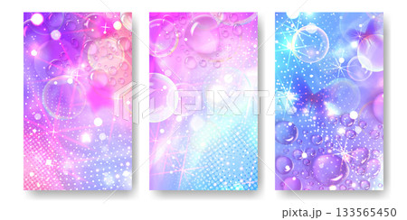 Y2K pink background with cute anime sparkles 133565450