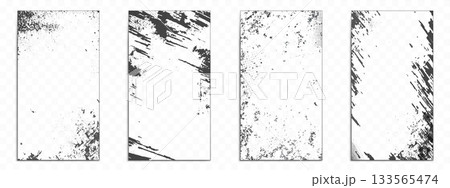 Grungy scratched paint spray texture samples 133565474