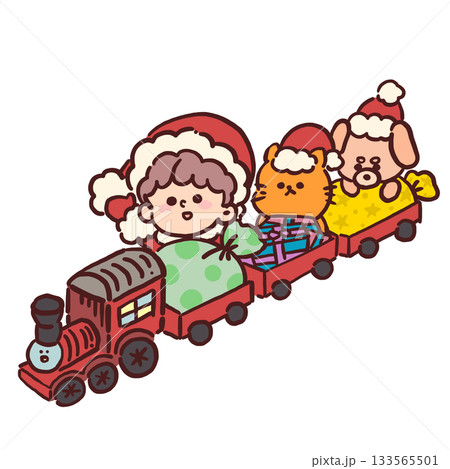 サンタ列車しゅっぱーつ！ 133565501