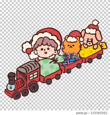 サンタ列車しゅっぱーつ！ 133565501