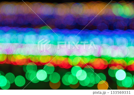 カラフルな玉ボケの背景 133569331