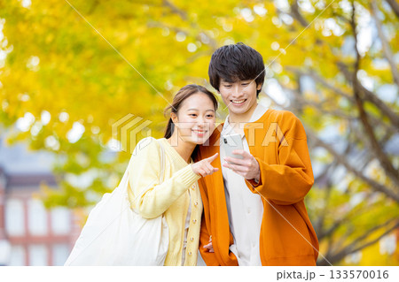 観光するカップル 133570016