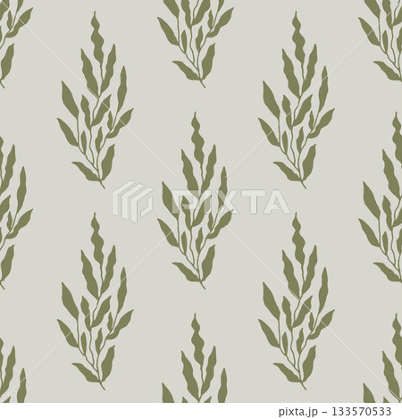 Minimal Botanical Olive Leaf Pattern Minimal Botanical Olive Leaf Pattern 133570533