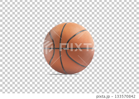 Blank rubber basketball ball mockup, transparent background, png, 3d rendering. Empty playing textured sphere for competitive mock up, isolated. Clear orange ruber bal for basket, cut out. Blank rubber basketball ball mockup, transparent background, png, 3d rendering. Empty playing textured sphere for competitive mock up, isolated. Clear orange ruber bal for basket, cut out. 133570842
