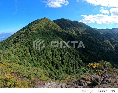 榛名山獅子岩岳からの伯耆山 榛名山獅子岩岳からの伯耆山 133571149
