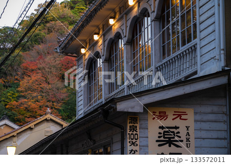 秋の温泉津温泉　薬師湯 133572011