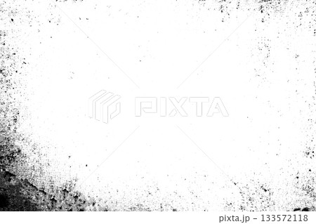 Abstract grunge black and white distressed texture background 133572118